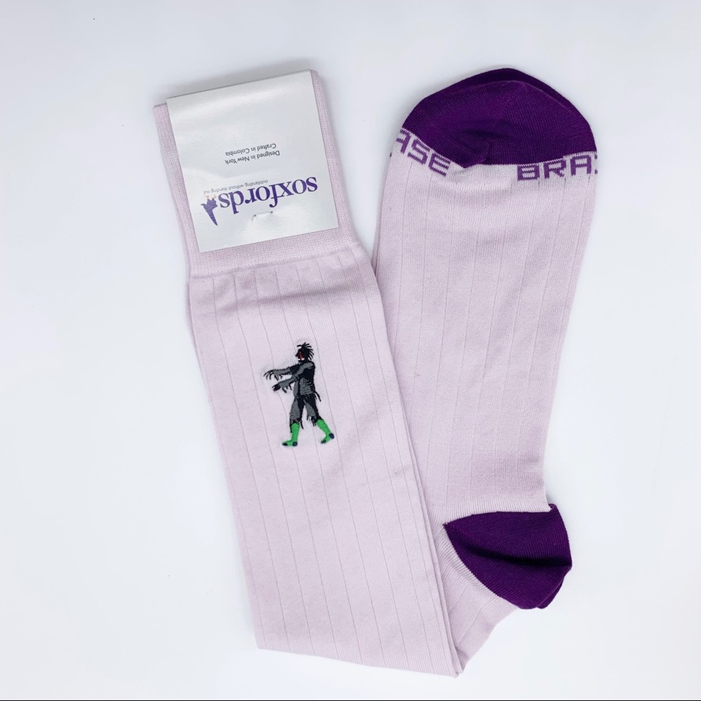 3/$20 NWT Soxfords “The Zealous Zombie” Dress Socks Men’s 8-12
